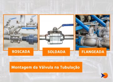 Montagem da Válvula na Tubulação